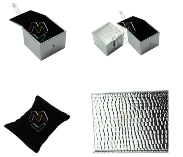 silver watch box